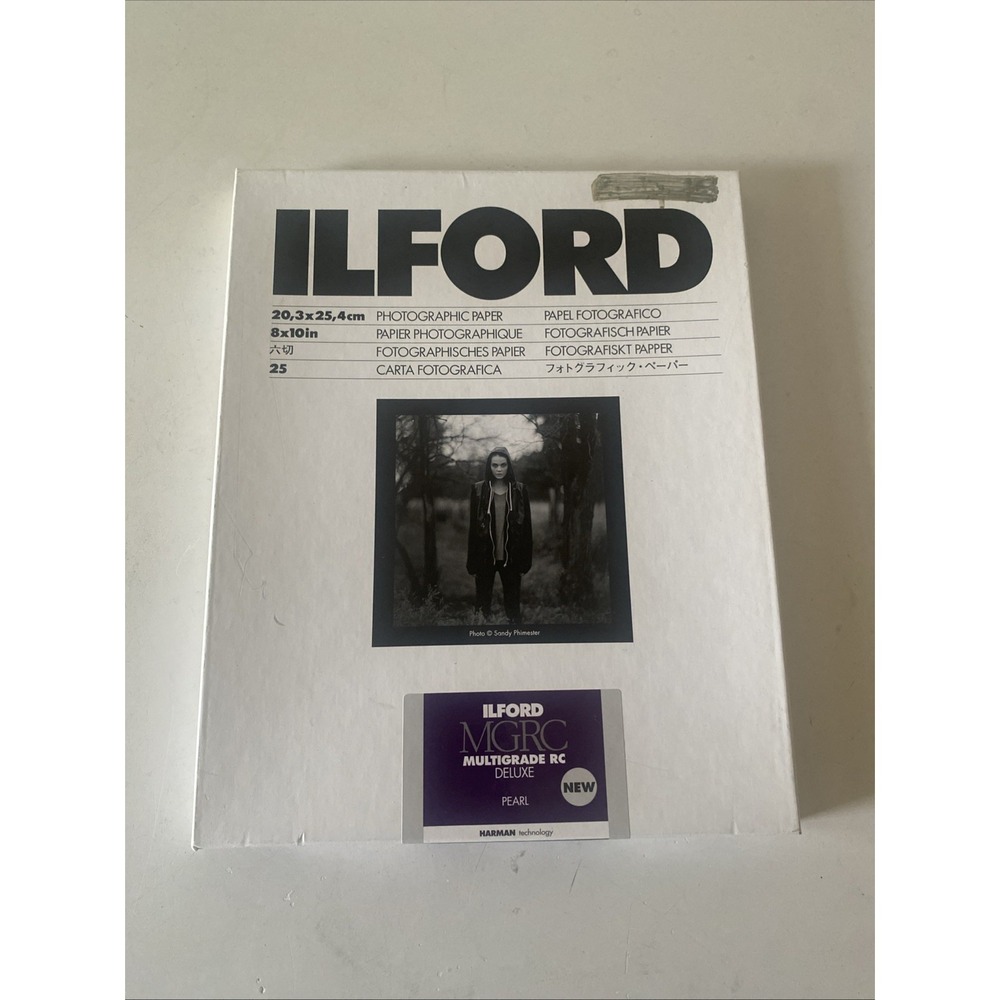 ILFORD MGRC Multigrade RC Pearl Black & White 8x10in Paper 25 Sheets